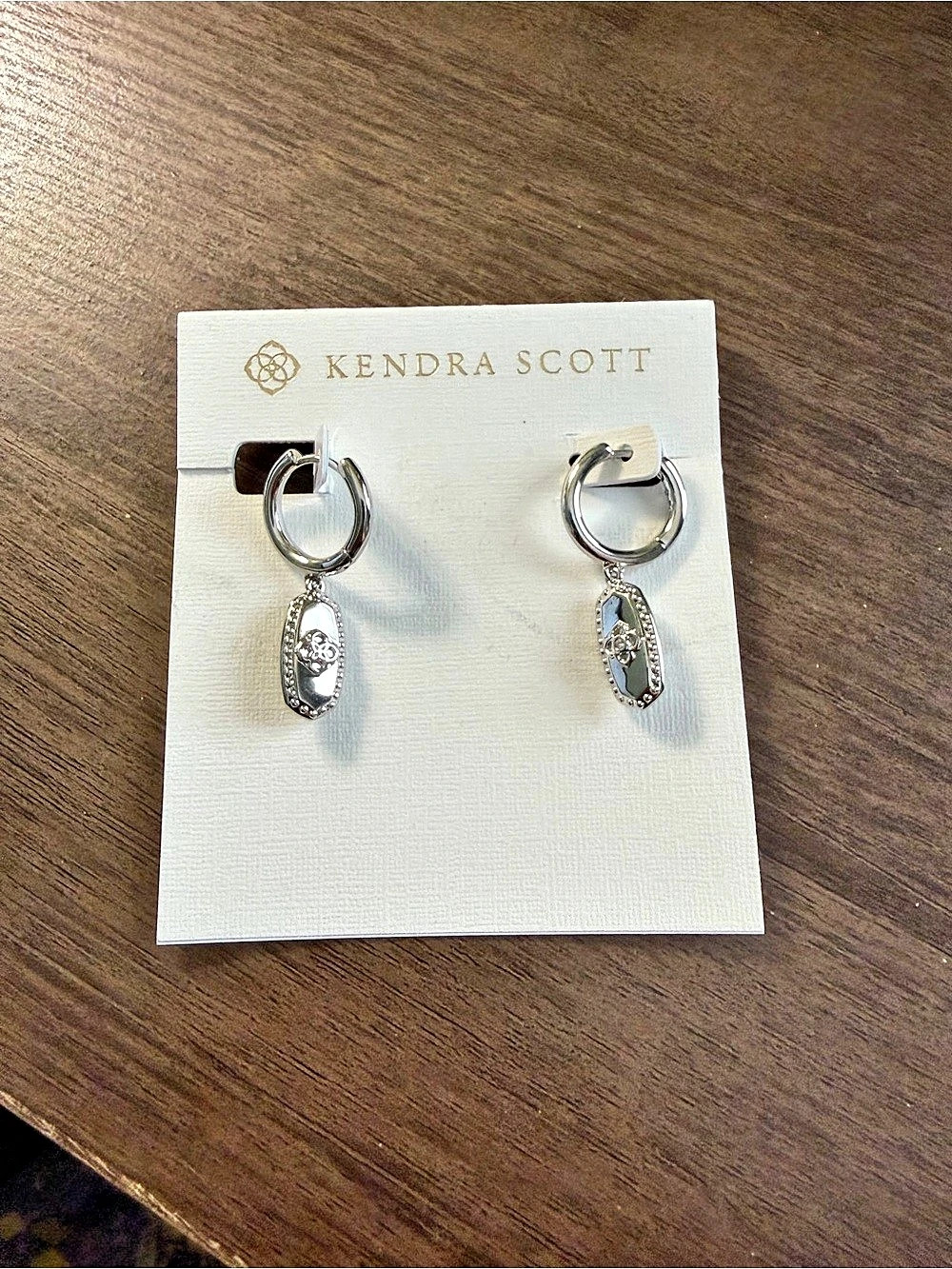 Kendra Scott Silver Drop Earrings